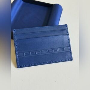 Genuine Porsche Leather Credit Card Wallet